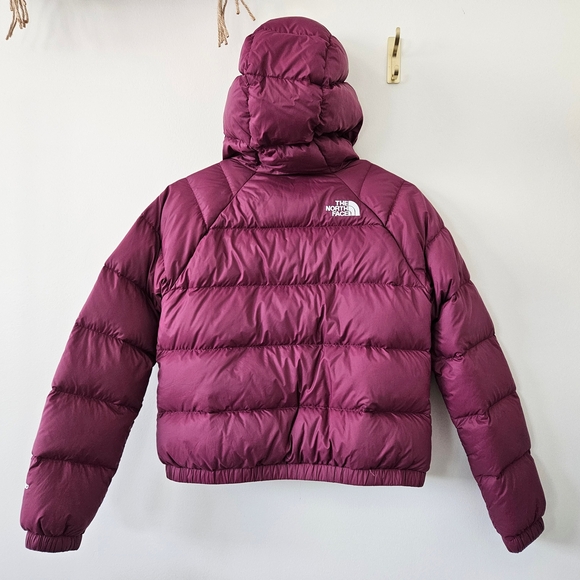 The North Face Hydrenalite Crop Down Puffer Jacket Hoodie 600 Fill Power Womens - Picture 4 of 7
